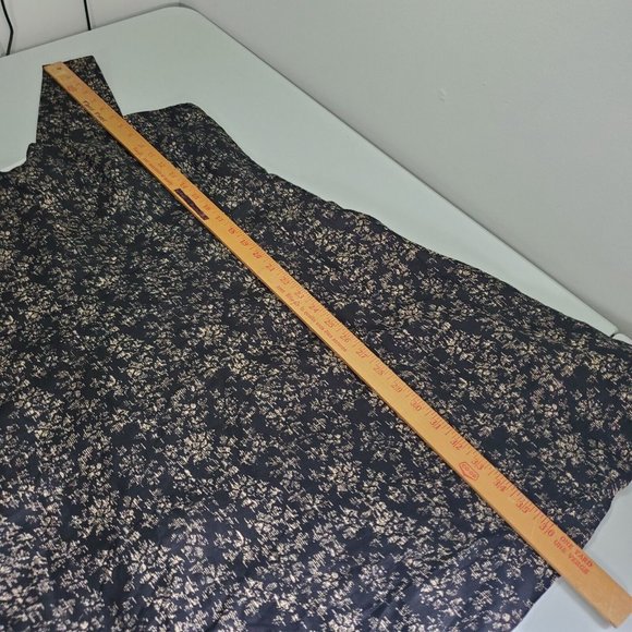 Gap Dress Womens 20 Black Tan Mini Linen Sleeveless Pockets Fit Flare Abstract - Picture 14 of 14